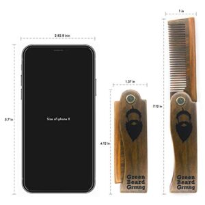 Tree-mendous Sandalwood Folding Comb - Durable Pocket Combs that Plant Trees by Green Beard Grmng