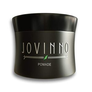 jovinno natural premium hair styling pomade/hair wax – medium to strong hold clear thick formula palmade non-greasy water soluble. made in france. 5oz (pack of 1)