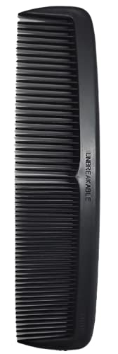 Pocket Combs Hair Care Pack of 15 Combs - unbreakable, Black, One Size