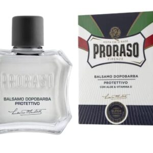 Proraso After Shave Balm, Protective and Moisturizing with Aloe Vera and Vitamin E for Dry Skin, 3.4 Fl Oz (Pack of 1)(Packaging May Vary)