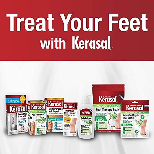 Kerasal Intensive Repair Foot Mask Foot Mask for Cracked Heels and Dry Feet, Single ( Pair), 1 Count