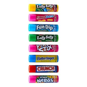 Candy Shop 8 Piece Flavored Kids Lip Balm Set Christmas Stocking Stuffer Gift Set