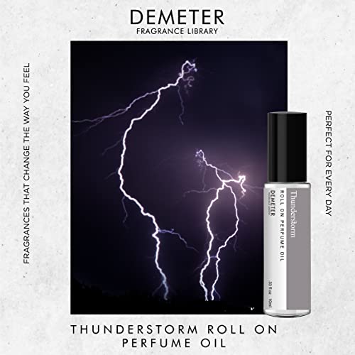 Demeter Thunderstorm Roll On Perfume Oil, 0.33 Oz, Long-Lasting