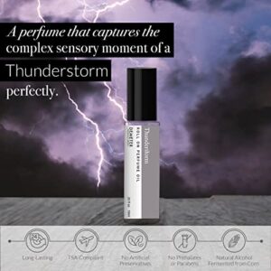 Demeter Thunderstorm Roll On Perfume Oil, 0.33 Oz, Long-Lasting