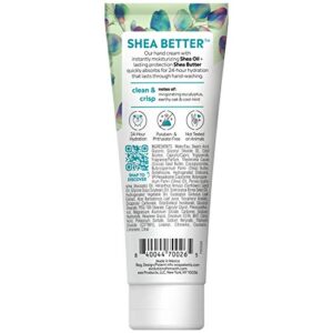 eos Shea Better Hand Cream - Eucalyptus Natural Shea Butter Hand Lotion and Skin Care 24 Hour Hydration with Shea Butter & Oil 2.5 oz