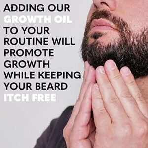 Beard Club Advanced Beard Growth Kit - Grow A Thicker Fuller Beard - Derma Roller for Beard Growth, Beard Growth Oil, Vitamins and Vitamin Spray, Beard Shampoo and Beard Brush - Gift Set