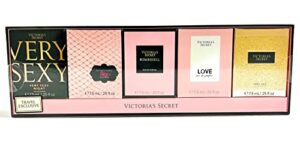victoria’s secret 5 piece mini gift set for women .25 oz.