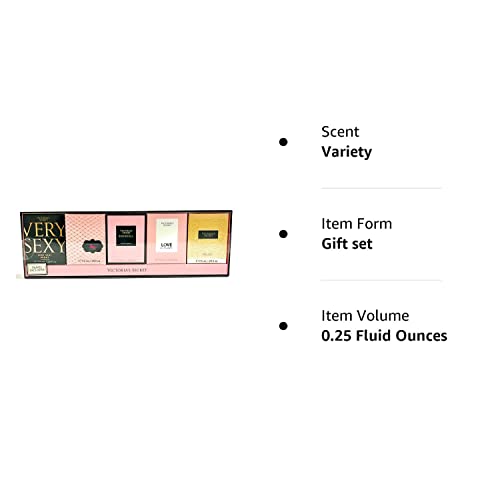 Victoria's Secret 5 Piece Mini Gift Set for Women .25 oz.