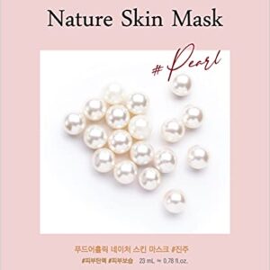 [ Nature Skin ] 100 Combo Pack Face Sheet Mask, Nude Sheet with Release Paper, Premium Quality Korean Facial Sheet Mask (10 x 10 Types : Aloe, Blueberry, Collagen, Cucumber, Green-Tea, Pearl, Rose, Royal-Jelly, Tea-Tree, Vitamin) FOODAHOLIC