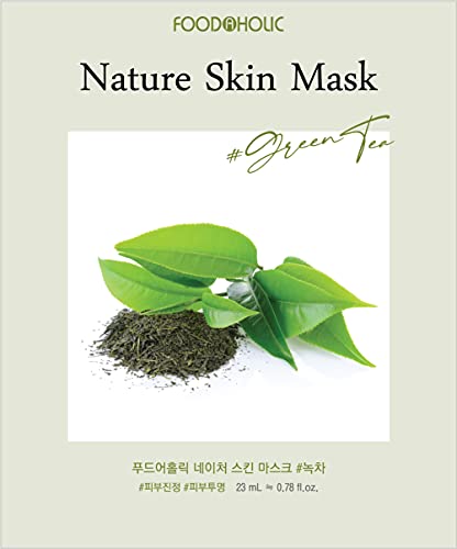 [ Nature Skin ] 100 Combo Pack Face Sheet Mask, Nude Sheet with Release Paper, Premium Quality Korean Facial Sheet Mask (10 x 10 Types : Aloe, Blueberry, Collagen, Cucumber, Green-Tea, Pearl, Rose, Royal-Jelly, Tea-Tree, Vitamin) FOODAHOLIC