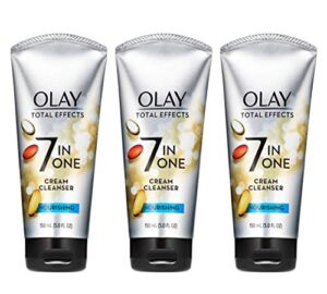 facial cleanser by olay total effects nourishing cream facial cleanser, 5 fl oz, pack of 3