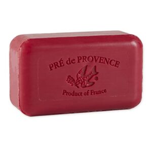 pre de provence artisanal soap bar, natural french skincare, enriched with organic shea butter, quad milled for rich, smooth & moisturizing lather, cashmere woods, 5.3 ounce