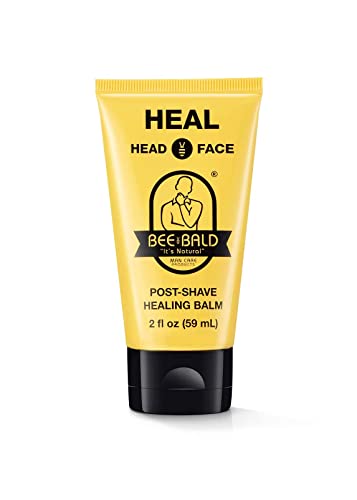 Bee Bald HEAL Post Shave Healing Balm & Bee Bald SHAVE Premium Shave Cream Bundled Together For Less!