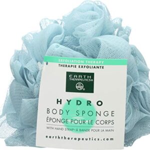 Earth Therapeutics Hydro Body Sponge With Hand Strap Blue