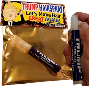 trump hairspray – make hair great again – political humor gag gift, stocking stuffer