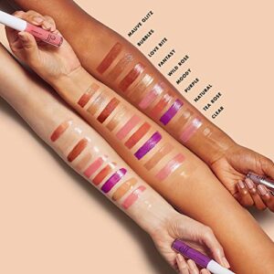 e.l.f. Lip Lacquer, Nourishing, Non-Sticky Ultra-Shine Lip Gloss With Sheer Color, Infused With Vitamins A & E, Vegan & Cruelty-Free, Love Bite