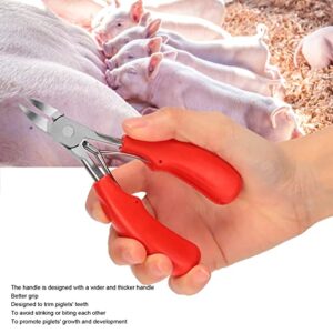 HEEPDD Multifunctional Piglets Teeth Clipper Stainless Steel Piglet Teeth Cutter Pig Tooth Nipper