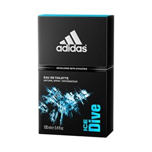 Adidas Ice Dive By Adidas For Men, Eau De Toilette Spray, 3.4 Fl Oz Bottle