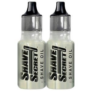 shave secret shaving oil- the best shave ever! 18.75ml(2 pack)