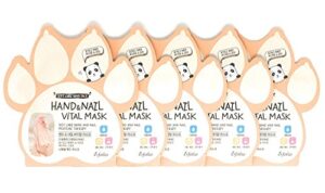 essential hand & nail vital mask 5 pairs,self care hand & nail moisture therapy (1 pack)