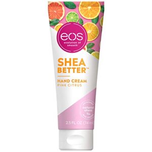 eos hand cream – pink citrus | natural shea butter hand lotion and skin care | 24 hour hydration with oil | 2.5 oz,2040872