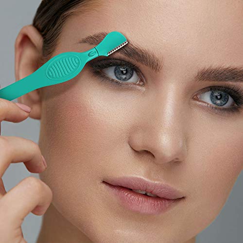 28 Pieces Eyebrow Razor Eyebrow Knife Eyebrows Shaper Trimmer Shaver Facial Hair Razor Tool for Christmas Valentine's Day Giving (Multi-Colors)