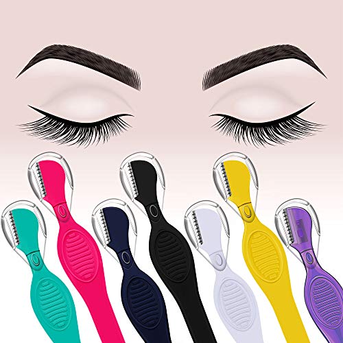 28 Pieces Eyebrow Razor Eyebrow Knife Eyebrows Shaper Trimmer Shaver Facial Hair Razor Tool for Christmas Valentine's Day Giving (Multi-Colors)