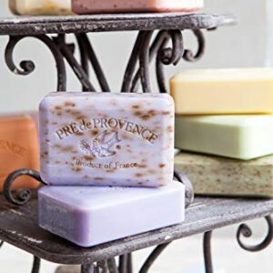 Pre de Provence Artisanal French Moisturizing Soap Bar, Shea Butter Enriched, Quad Milled for Long Lasting Rich Smooth Lather, 5.3 Ounce, Lavender