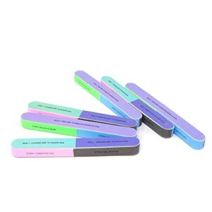 Honbay 6PCS Nail Art Tool Nail File Nail Buffer Cosmetic Manicure, 7 Ways