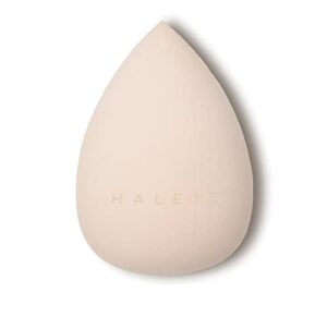 haleys re–mix complexion sponge vegan, cruelty-free makeup sponge blender – apply liquid, cream or powder foundation for a precise, streak-free finish (pink)