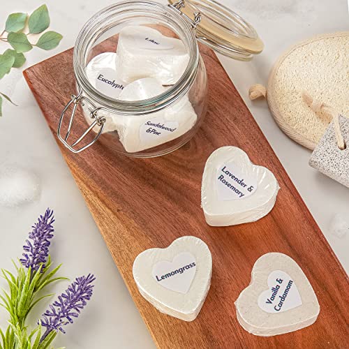 Spa Vibes Shower Steamers (Pack of 6) Oversized Long-Lasting Essential Oil Aromatherapy Shower Bombs Gift Set for Women & Mens Spa Day. Self-Care, Anxiety & Stress Relief- Eucalyptus, Lavender & More