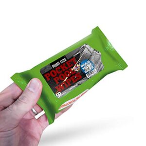 Pocket Pool Wipes - Novelty Wet Wipes - Funny Gifts for Men, Travel Sized, Disposable, Hand Use Only