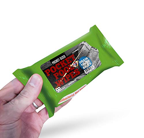 Pocket Pool Wipes - Novelty Wet Wipes - Funny Gifts for Men, Travel Sized, Disposable, Hand Use Only