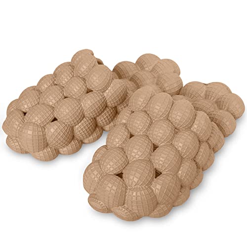 Massage Bubble Slides for Women Men, Non-slip Summer Bubble Slippers, Soft EVA Foam Golf Ball Slides, Cloud Cushion Thick Sole Spa Slides Slippers for Gym Shower Bedroom Home Sandals