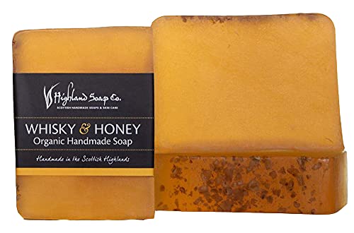 The Highland Soap Company, Organic Handmade Soap, 5.3oz (Whisky & Honey)