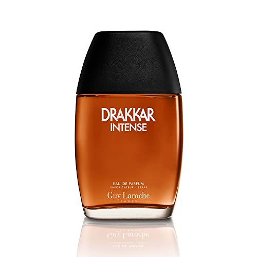 Drakkar Intense By Guy Laroche For Men - Long Lasting Eau De Parfum Cologne For Men - Preferred Men's Fragrances Of Vanilla, Bergamot, Rosemary, Clary Sage, And Patchouli Oil - EDP Spray - 3.4 Oz