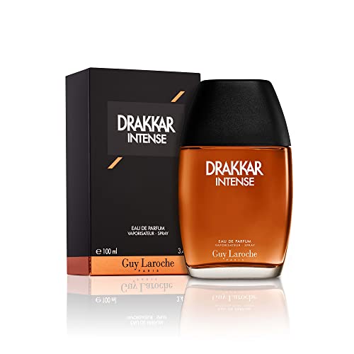 Drakkar Intense By Guy Laroche For Men - Long Lasting Eau De Parfum Cologne For Men - Preferred Men's Fragrances Of Vanilla, Bergamot, Rosemary, Clary Sage, And Patchouli Oil - EDP Spray - 3.4 Oz