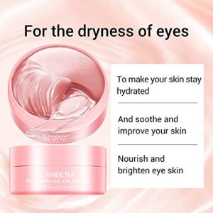 Eye Patches Rose Hydra-Gel Eye Mask Sheet Lady Skin Care Pad Remove Fine Lines Smooth Repair the Eyes Skin