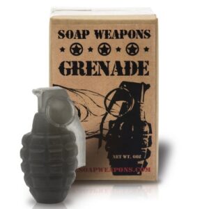 soap grenade – full size handmade black soap grenade by chocolateweapons