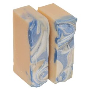 goat milk stuff goat milk soap – ocean soap | handmade all-natural, goat milk soap bars for dry skin relief, body & face wash for men and women, bar soap (box of 2)