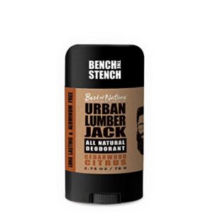 best of nature’s urban lumberjack all natural deodorant – cedarwood citrus