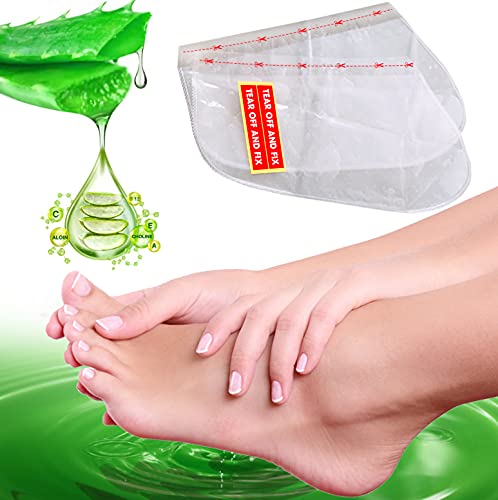 Nado Care Foot Peel Mask - Exfoliating Foot Peeling Masks for Men and Women with Natural Aloe Extract - Repair Rough Heels, Callus and Dry Dead Skin - 3 Pack