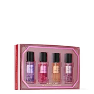 Victoria's Secret Fragrance Mist Collection 4 Piece Mini Mist Gift Set: Love Spell, Pure Seduction, Bare Vanilla, & Velvet Petals