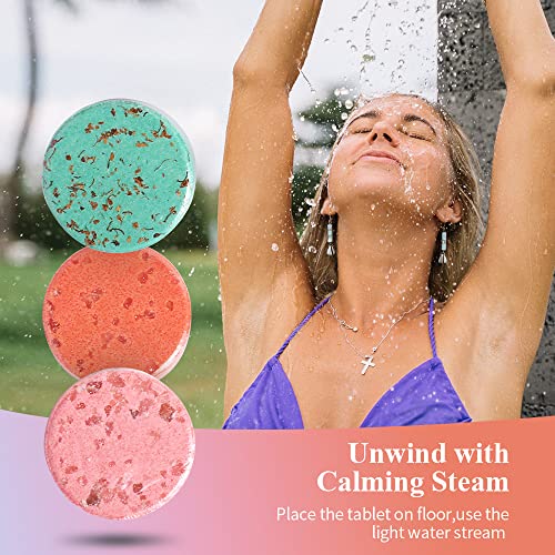 ZTOONE Shower Steamers Aromatherapy for Relaxation,Bath Bombs Shower Steamers Self Care Gift Set - Valentines Birthday Mothers Day Christmas Gifts for Women Mum Wife (12PCS)