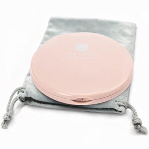 Magnifying Compact Mirror for Purses, 1x/10x Magnification – Double Sided Travel Makeup Mirror, 4 Inch Small Pocket or Purse Mirror. Distortion Free Folding Portable Compact Mirrors (Millennial Pink)