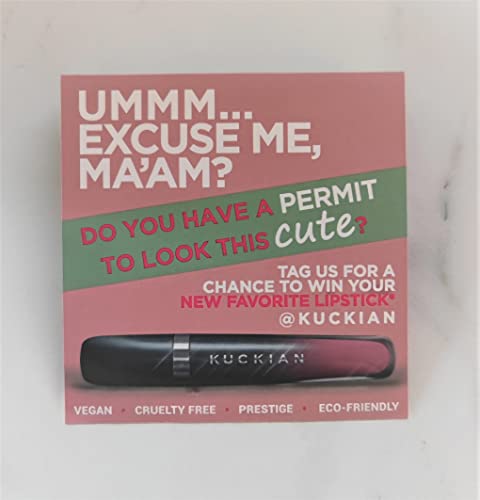 Kuckian Vegan 3x Lip Balms Set - 100% Natural Ingredients - Tinted, Moisturizing, Color Changing, Dancing Funky Vegetables