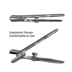 Nail Clippers, Toenail Clippers, Fingernail Clipper Long Handle Stainless Steel Wide Jaw Opening, for Ingrown Thick Nails, Universal for Men, Women, Elderly (Silver)