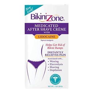 Bikini Zone Anti-Bump Shave Gel (5 oz) & Medicated After Shave Creme (1 oz)