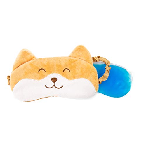 Nayothecorgi - Corgi Sleeping Mask with Cooling Gel Pad (Smiling)