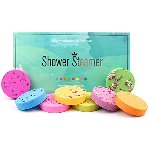 Aromatherapy Shower Steamers Bath Bombs for Women,6-Pack Shower Bombs with Essential Oils,3 Sweet Sensual Scents,Shower Aromatherapy Tablets for Relaxation and Wellness,Stress Relief,Enjoy Home Spa